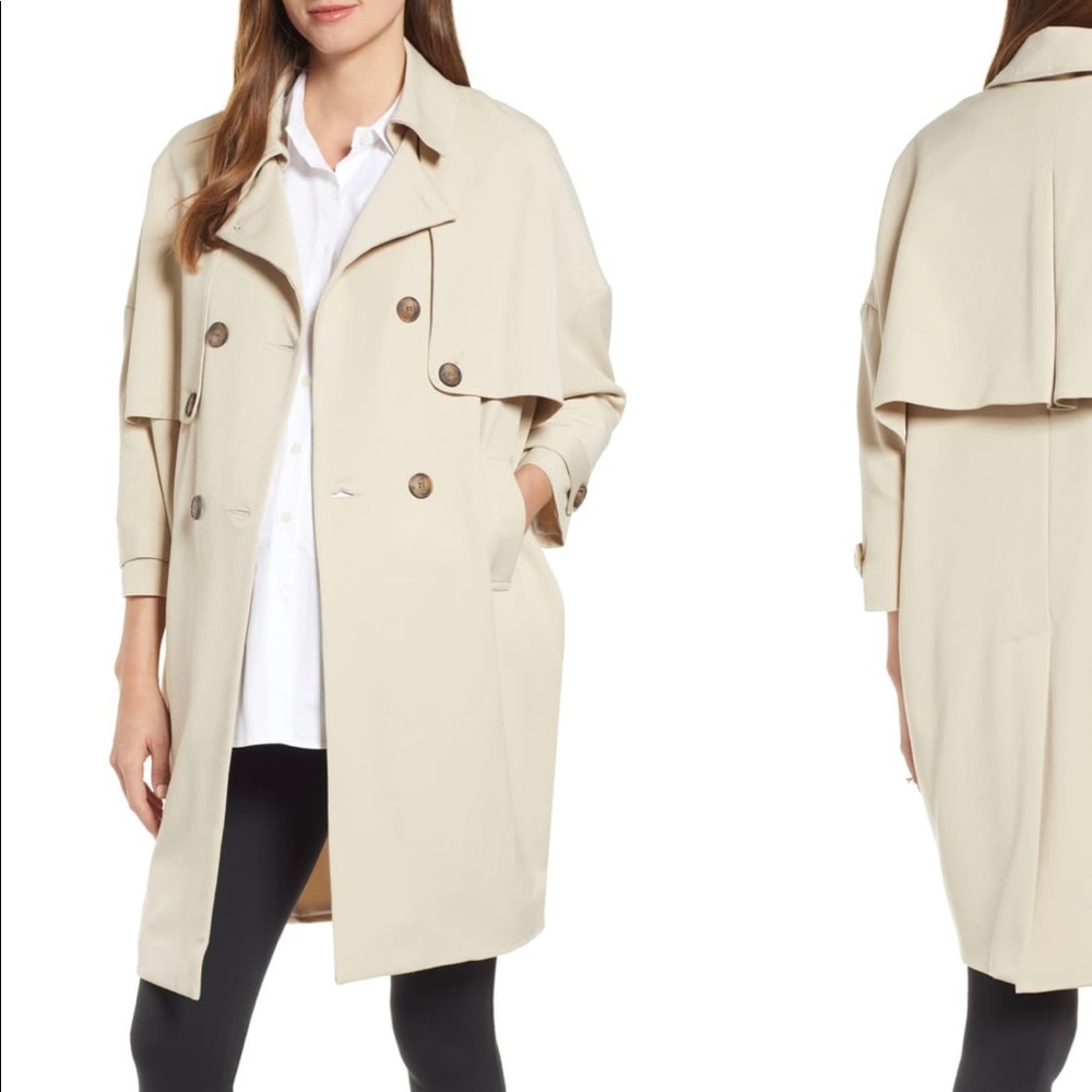 Brand New Hatch Maternity Trench Coat $318 O/S